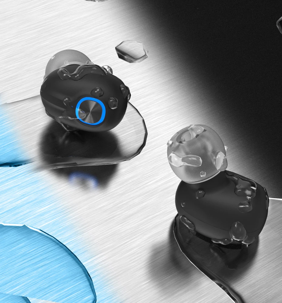 Fones de Ouvido Bluetooth sem Fio Fones de Som Led com Microfone Fones Graves Profundos Alta Fidelidade hd Chamada Display Tws 7 som hd chamada display led com microfone