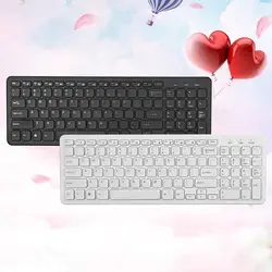 Clavier filaire USB 2.0 antidérapant, élégant et confortable, raccourci, Simple et fin, pour ordinateur portable, jeu universel de bureau, clavier numérique 