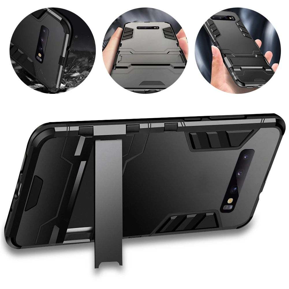 

Dual Layer Armor Shockproof Phone Case With invisible Kickstand Cover For Huawei P20 Pro/Lite/Mate20 Pro/P9 Lite/P10 Lite/Mate10