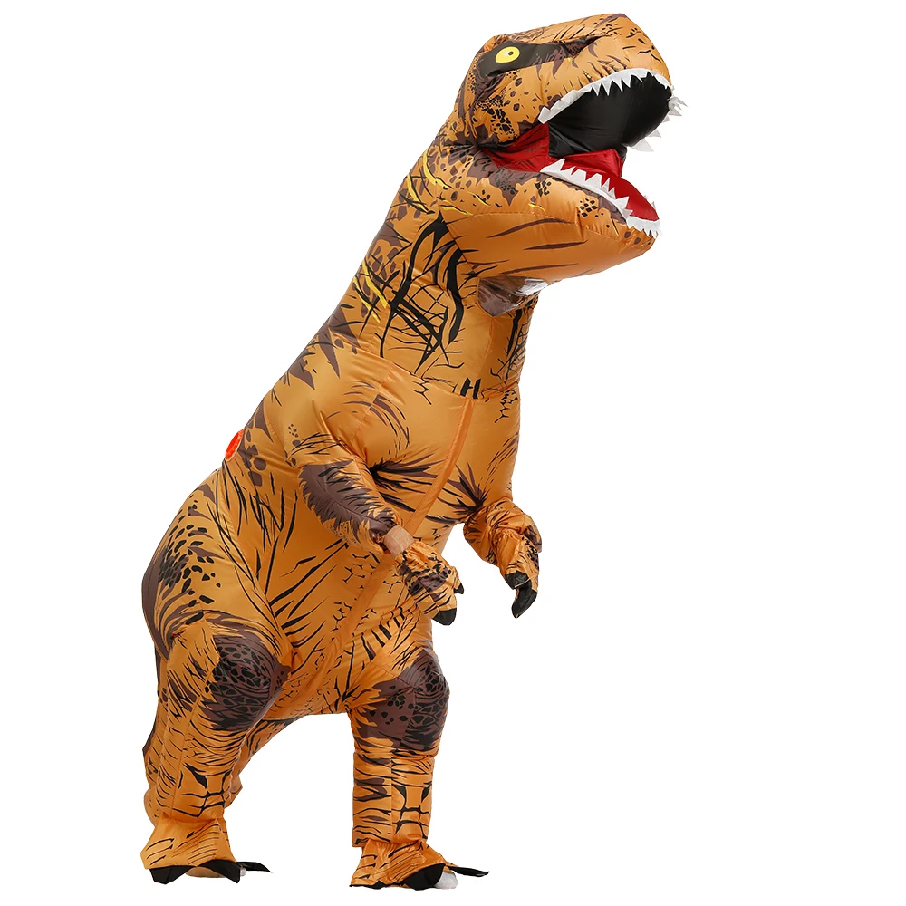 Взрослый детский надувной костюм динозавра T REX wo мужские костюмы динозавр инопланетянин Хэллоуин нарядное платье карнавальный костюм косплей