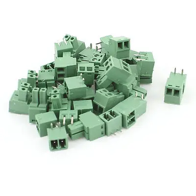 

20 Pair 2 Pins 3.81mm Pitch Male Female PCB Screw Terminal Block Connectors