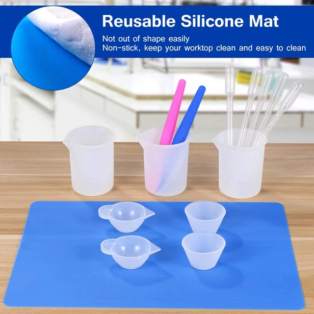 Silicone Measuring Cups for Epoxy Resin, DIY Crystal Dropper Kit, Silicone  Dispensing Cup Crystal Epoxy Resin Mold Meas - AliExpress