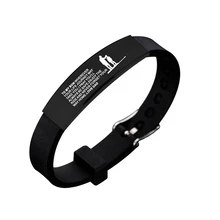 Для моего сына вдохновляющие мужские часы наручные из нержавеющей стали силиконовые браслеты для мальчиков Любовь Подарки от мамы папы