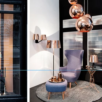 

Minimalism Nrodic Art Luxury Pendant Light Golden Glass Ball Light Restaurant Creative Dining Living Room Hanging Lights