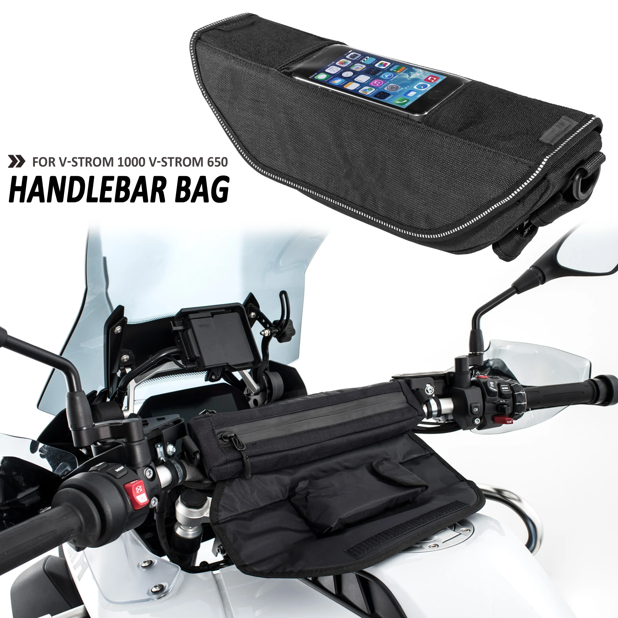 Per Suzuki V-Strom 1000 V-Strom 650 Xt 2020 V Strom Vstrom Dl1000 Dl650 V-Strom Manubrio Borsa Impermeabile Borsa Da Viaggio