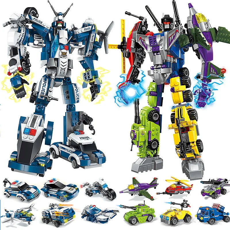 

Transformation Series Robot Model Building Blocks Compatible Legoes Boys DIY Education Bricks Toys For Kids Birthday Gifts