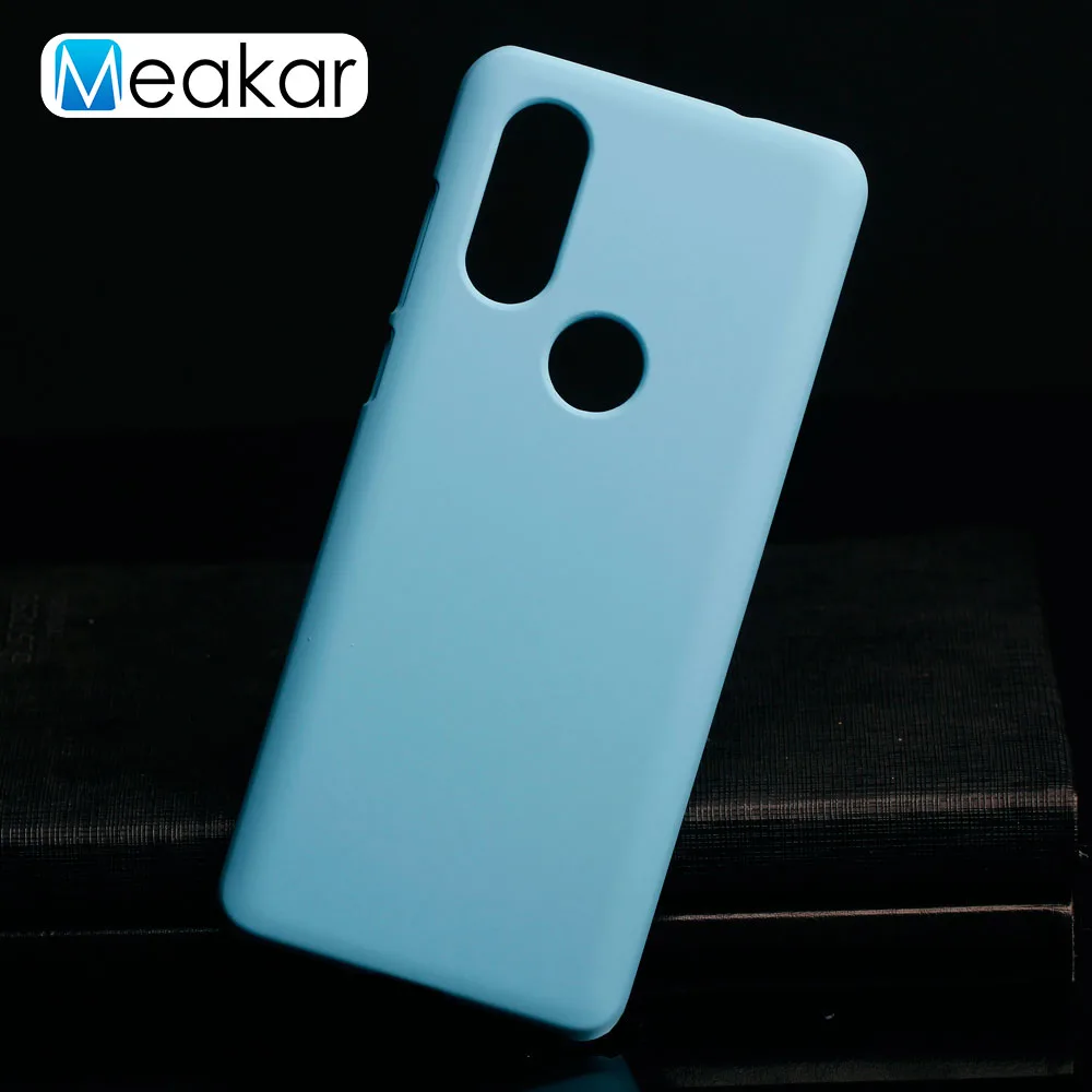 Матовая Пластик Coque 5.86For мото один чехол для Motorola Moto один P30 P40 видение Мощность играть Примечание телефона чехол-лента на заднюю панель - Цвет: Sky Blue