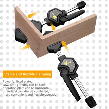 

Quick Ratchet Release Speed Squeeze Wood Working Work Bar Clamp Clip Kit Spreader Gadget Tool Diy Hand