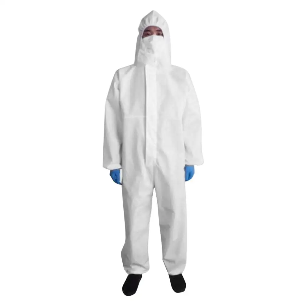 

Isolation Suit Anti-Stick Fabric Factory Dust-Proof Security Check Set Waterproof Safe Hospital Protection Aseptic Disinfection