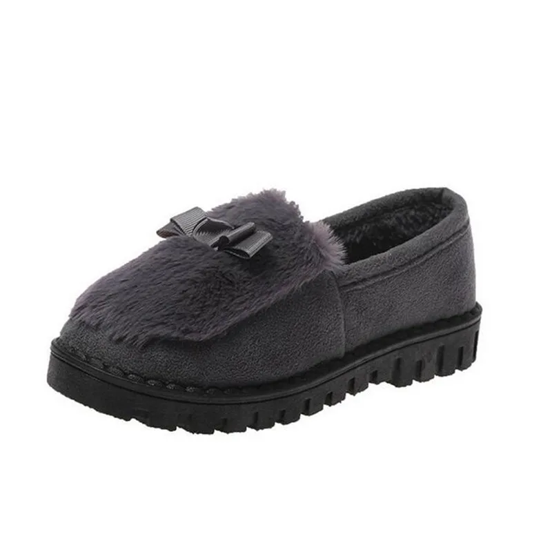 

Winter Home Fashion Fluffy Slippers Winterboots Woman Flats Artificial Fur Boots for Women Outdoor Shoes Women Warm Slippers