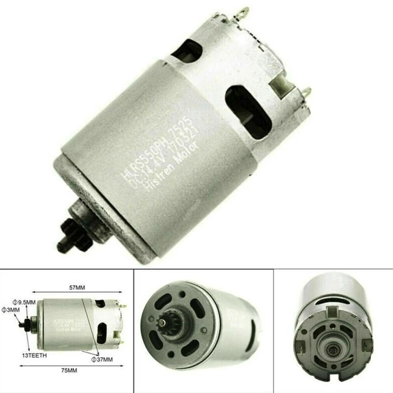 EASY-GSR14.4-2-LI ONPO 13 зубьев двигатель постоянного тока 1607022649 HC683LG для BOSCH DC14.4V 3601JB7480 электрическая дрель техническое обслуживание запчасти