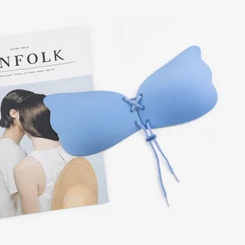 

Adhesive Bra Strapless Sticky Invisible Push Up Silicone Bra For Backless Dress