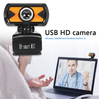 

720p HD USB Camera Desktop Laptop Computer With Microphone USB Teaching Live Conference Camera