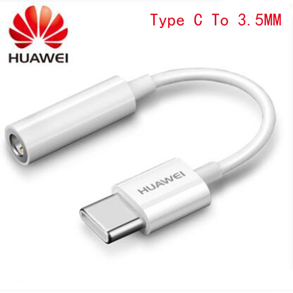 Аудиокабель HUAWEI с разъемом типа C 3 5 кабель для наушников USB на мм адаптер Huawei P10 P20