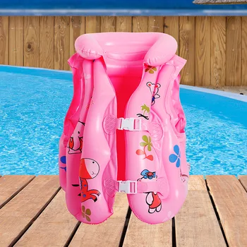 

Children Life Jacket Inflatable PVC Cartoon Life Vest with Buckle for Kids ENA88