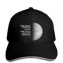 Apollo 11 50th anniversary бейсболка один маленький шаг для мужчин бейсболка snapback шляпа пиковая