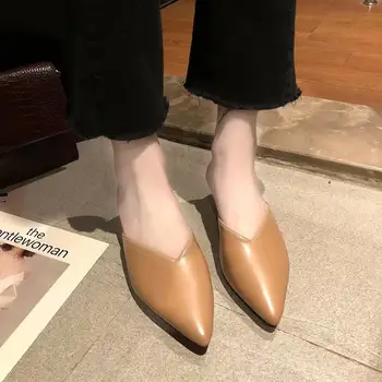 

2020 Spring Summer Slippers Snake Printed Small Square Toe Mid Heels Mixed Color Fashion Outside Slippers Mules Shoes Woman