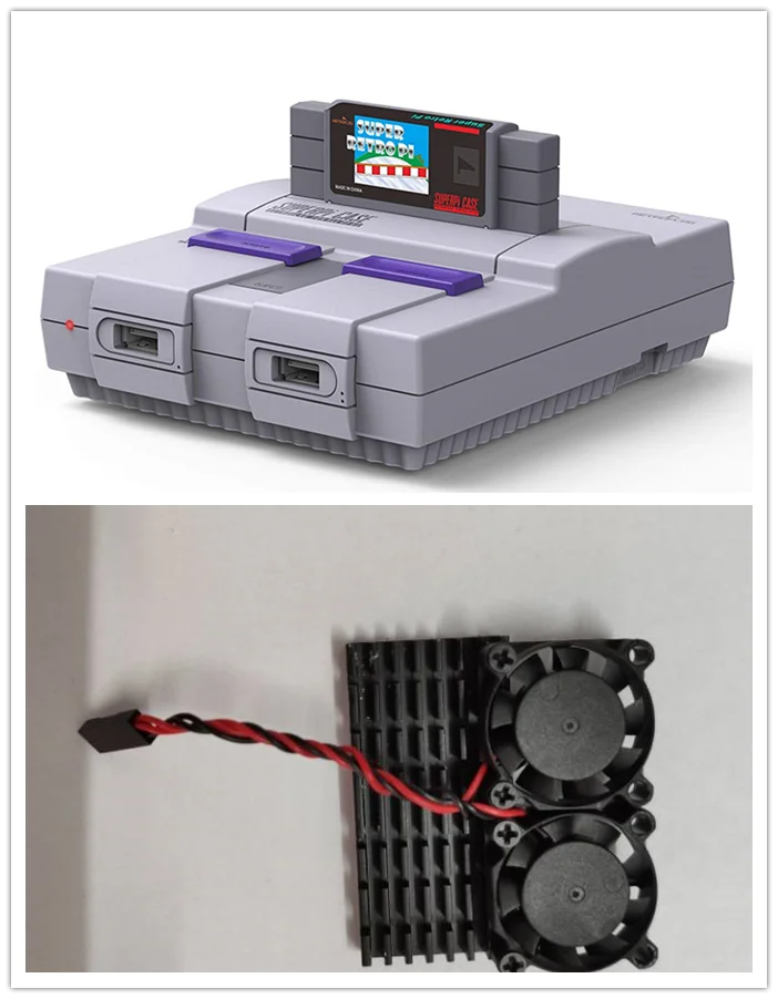 with Fan For 3B plus Горячая Retroflag SUPERPi чехол J U версия Retropi чехол для Raspberry Pi 3B+ 3 Модель B+ 3B с двойным вентилятором радиатора - Цвет: with Fan For 3B plus