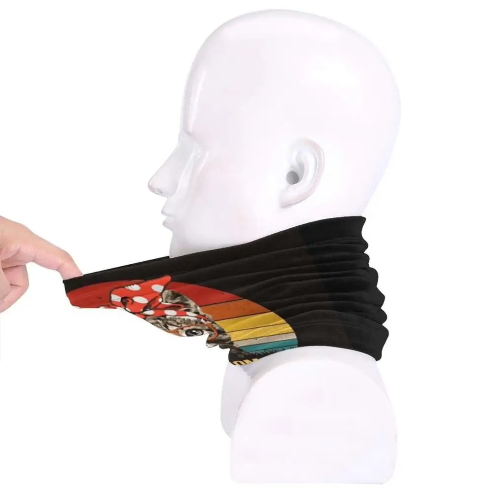 Best Cat Mom Ever , Gift Idea Bandana Scarf Mask Scarfs Neck Warmer Headwear Friend Wife Husband Lover Girlfriend Man Womens