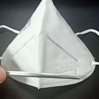 

100Pcs 90mm Aluminum Strip Nose Bridge for Face DIY Making Accessories Crafts L5