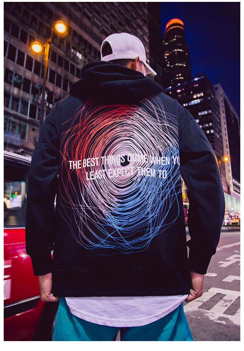 WHOHOLL мужские и женские унисекс толстовки High Street White Back печатных толстовки мужские зимние Harajuku Хип Хоп толстые теплые