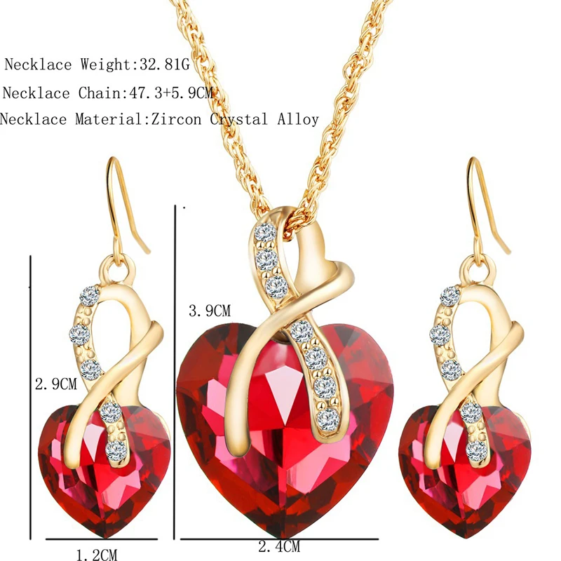 Elegant-Luxury-Love-Heart-Crystal-Jewelry-Set-Romantic-Shiny-Heart-Pendant-Necklace-Earring-For-Women-Bridal