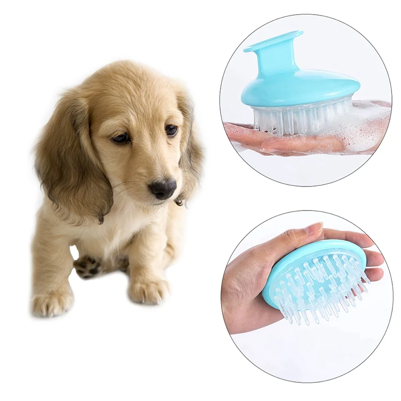 Ручной шампунь для домашних животных, расческа для удаления распутанных волос, Массажная щетка для ванны, инструмент для ухода за волосами