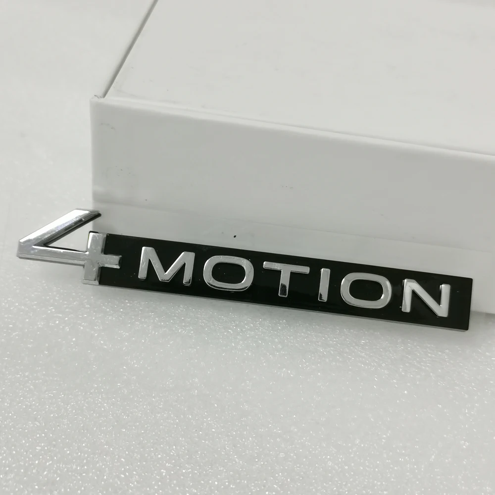 Kaufe Auto Styling Metall Aufkleber 4 MOTION 4motion Logo Kühlergrill  Abzeichen Emblem Aufkleber Für Polo Golf Tiguan Jetta