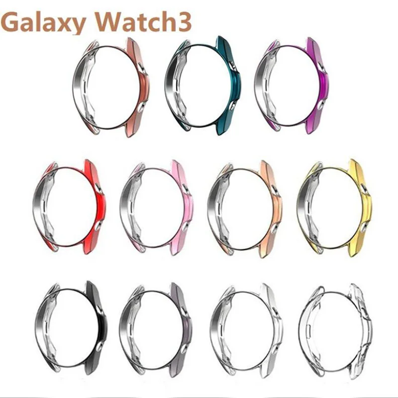 Мягкий защитный чехол из ТПУ на весь экран стекла рамка для Samsung Watch 3 Galaxy 41 мм/45 мм