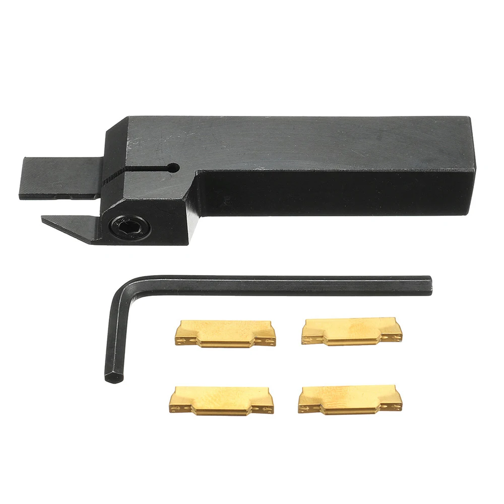 

MGEHR1616-3 Tool Holder Boring Bar + 4Pcs MGMN300 Carbide Inserts + Wrench for CNC Lathe Tool