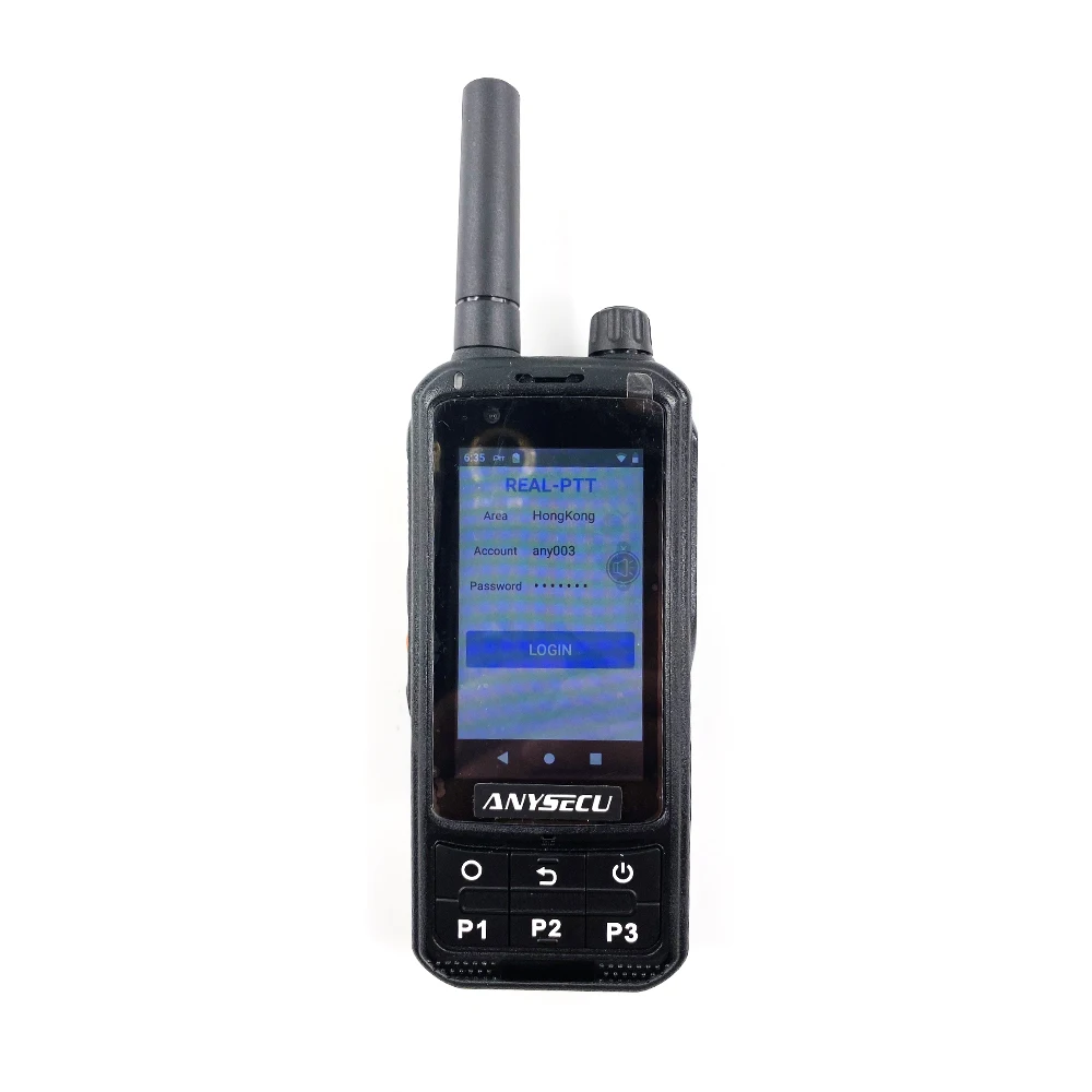 Anysecu Profissional Rádio Android 9.0 3500mah Bateria Zello Ptt Walkie Talkie Telefone V970s Poc 5 Anysecu v970s profissional poc rádio android 9.0