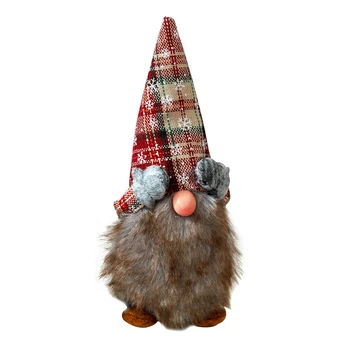 

Handmade Swedish Stuffed Toy Santa Doll Gnome Scandinavian Tomte Nordic Nisse Sockerbit Dwarf Elf Home Ornaments Christmas Santa