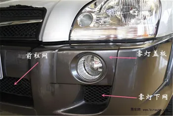 

ABS Front air intake grille Fog lamp cover Lower center net assembly Car styling for Hyundai Tucson 2004-2012 Auto parts