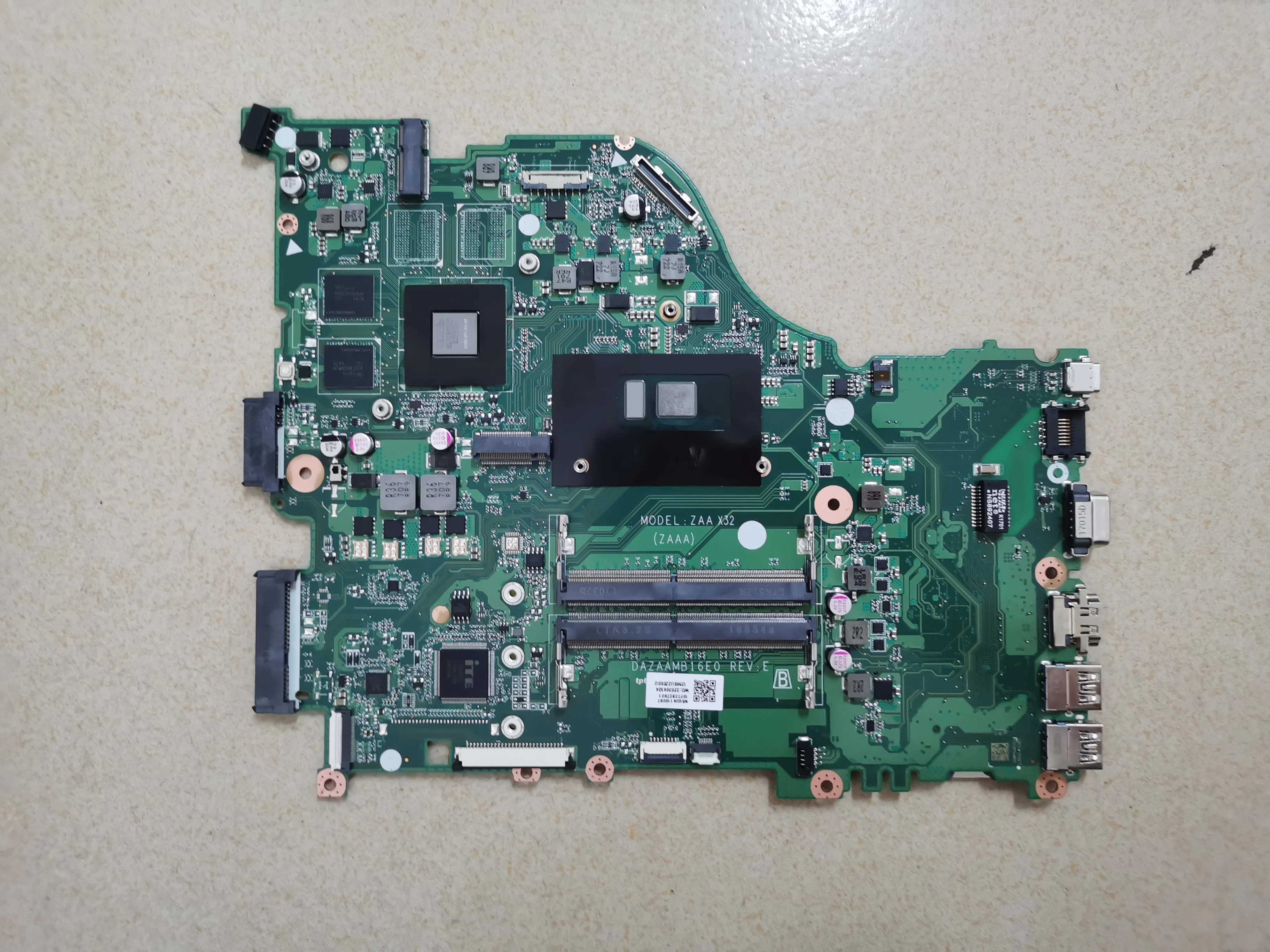Материнская плата ZAA X32 DAZAAMB16E0 REV:E для ноутбуков ACER материнская и ПК с процессором