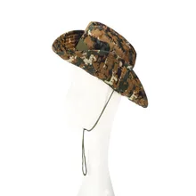 1 шт., тактическая страйкбольная снайперская камуфляжная ковшовая шапка, круглая непальская дорожная Военная Кепка, Солнцезащитная шляпа для рыбалки, новинка