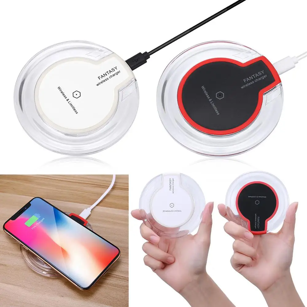 10 Вт Qi Беспроводное зарядное устройство для iPhone X/XS Max XR 8 Plus зеркальная