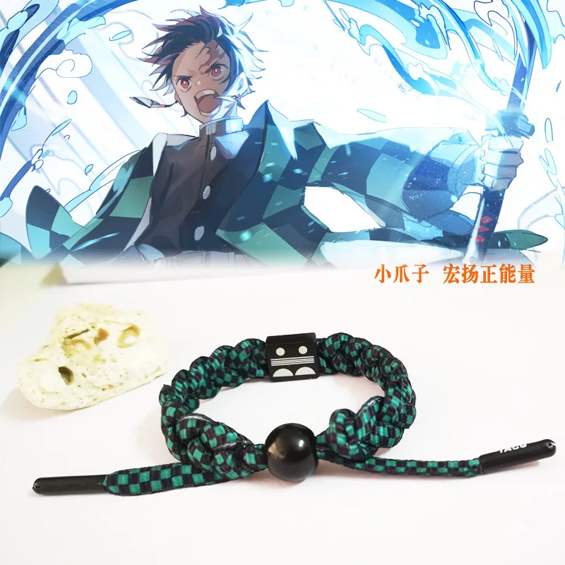Браслет Kimetsu No Yaiba с фигурой демона, фигурка Kamado Tanjirou Kamado Nezuko Zenitsu, брелок, браслет, браслет для фанатов, рождественский подарок