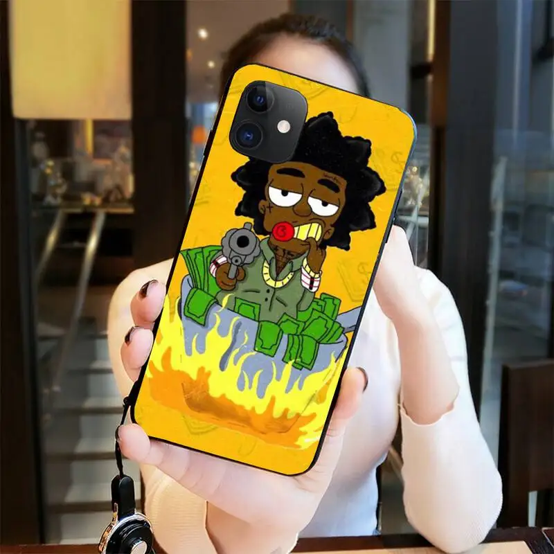 CUTEWANAN Kodak Black Rapper Phone Case Cover for iPhone 11 pro XS MAX 8 7 6 6S Plus X 5S SE 2020 XR case