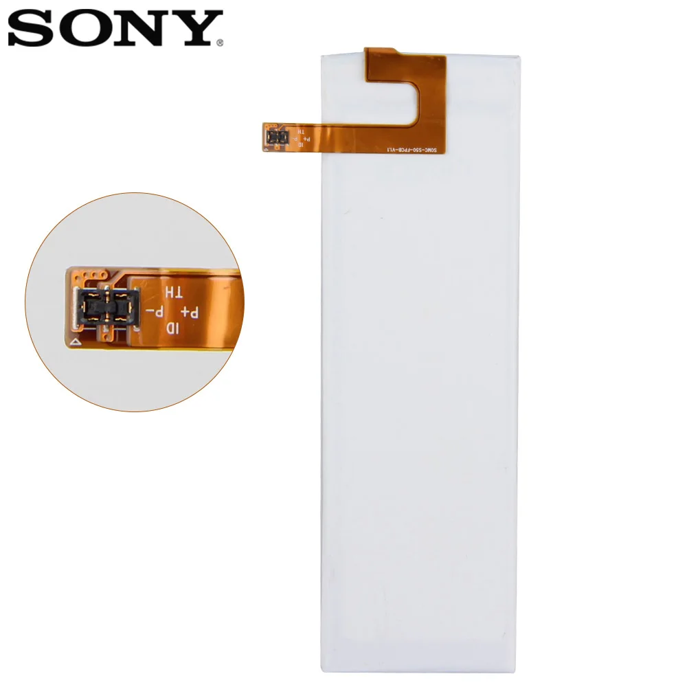 Оригинальный сменный аккумулятор Sony для SONY Xperia M5 E5606 E5663 E5653 E5603 телефона 2600