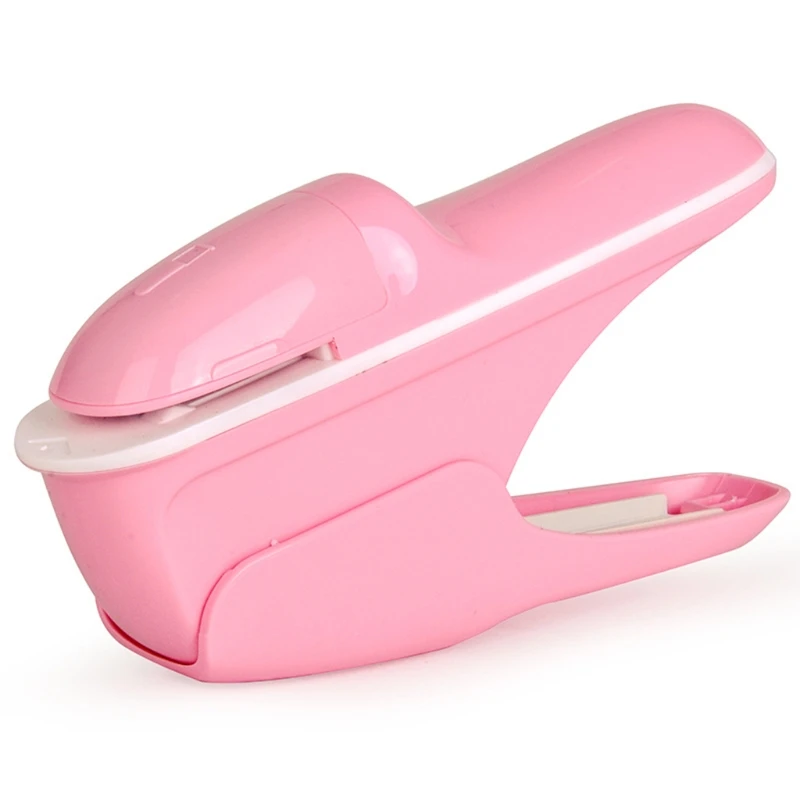 

No Staples Nail Free Stapler Mini Paper Book Binding Stapling Machine Stapleless