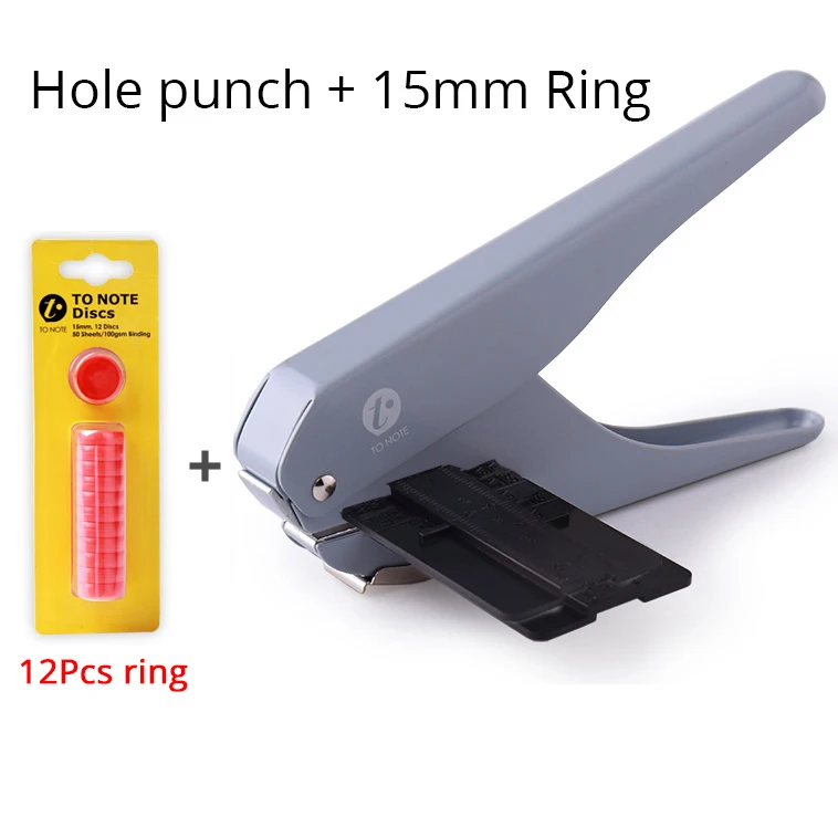 Hole Punch 15mm Ring Т-образный Дырокол в форме гриба инструмент для резки бумаги DIY Дырокол в виде листка для скрапбукинга школьные бумажные резаки офисные канцелярские принадлежности - Цвет: Hole Punch 15mm Ring