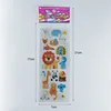 8 Sheets/Set Waterproof Cartoon Zoo Animals Stickers Kids Notebook Decoration Scrapbook Sticker Toy For Children Boys Girls 6