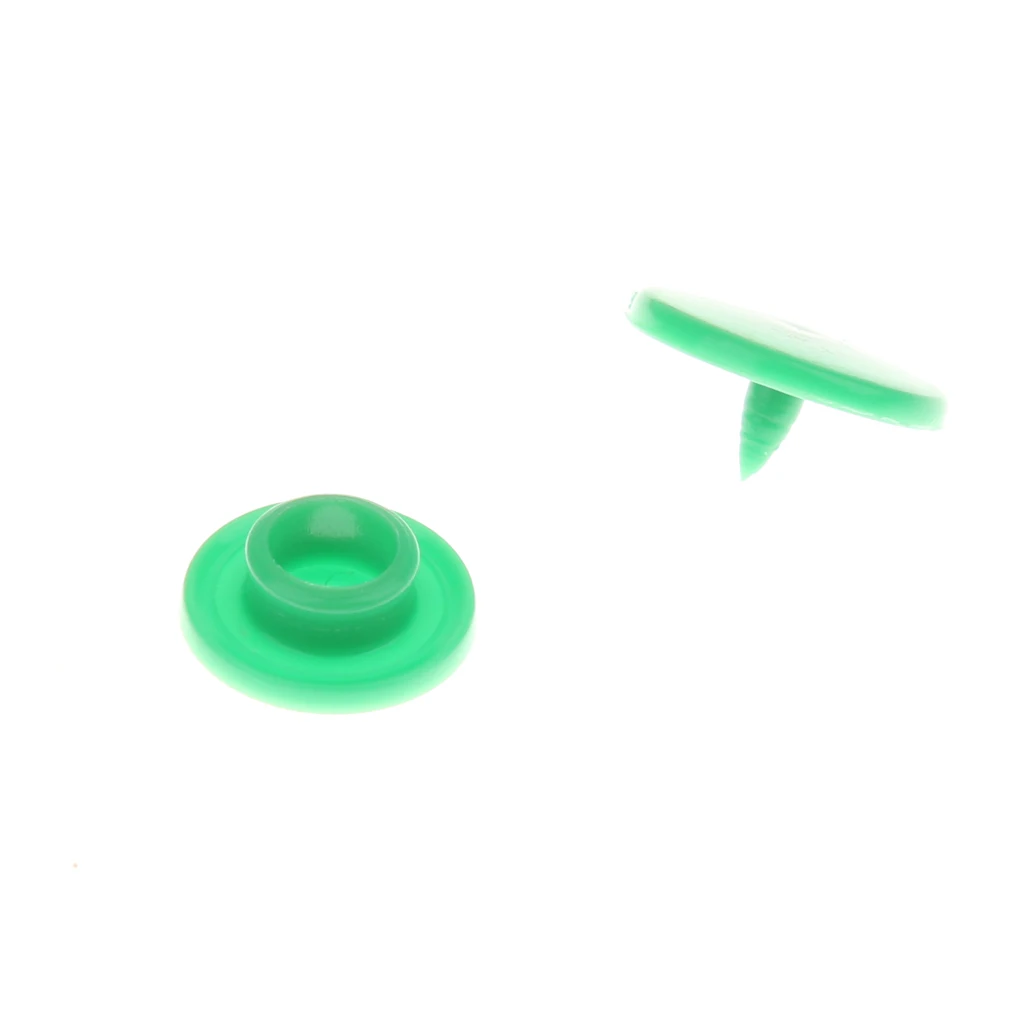 

100 Sets Mixed Color Snap Butoon Press Studs Jacket Snap Fasteners Poppers Sewing Clothing Snaps Button for Clothing