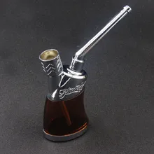 Tragbare Shisha Shisha Tabak Rauchen Rohre Gesundheit Metall Rohr Filter Tasche Größe Hohe Qualität Shisha Zubehör Glas Rohr(China)