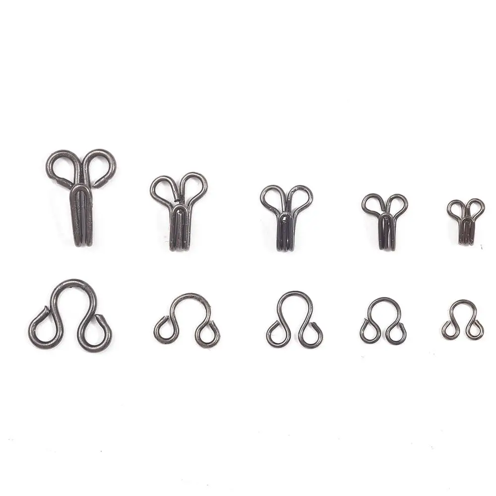 Shoe Lace Buckles 24pcs Metal Buckle Button Collar Invisible Bra Underwear Sewing Hook Eye Clothing Sweater Buckle Accessories Bra Hooks Eyes