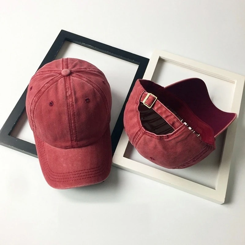GAOKE, Классическая, повседневная, молодежная Кепка, s, хлопковая, бейсболка, с эффектом потертости, шапка, простая, регулируемая, одноцветная, для мужчин, s, шапки, унисекс, для женщин, мужчин