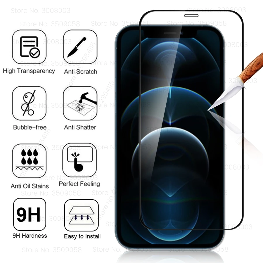 protective glass for apple iphone 12 pro case cover for iphone 12pro coque fundas on iphone12 mini aifon 12pro max camera glass