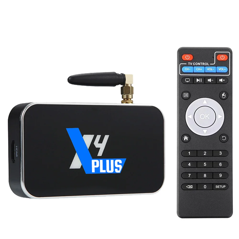 ТВ-приставка UGOOS X4 PRO 4 ГБ 32 PLUS 64 Гб CUBE Amlogic S905X4 Android 11 1000M LAN телеприставка 4K