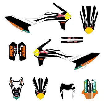 

MXGRAPHIC Full Team Background Decal Sticker Graphic Kit DECO For KTM SMCR SMC-R 690 2019 2020 SMC R