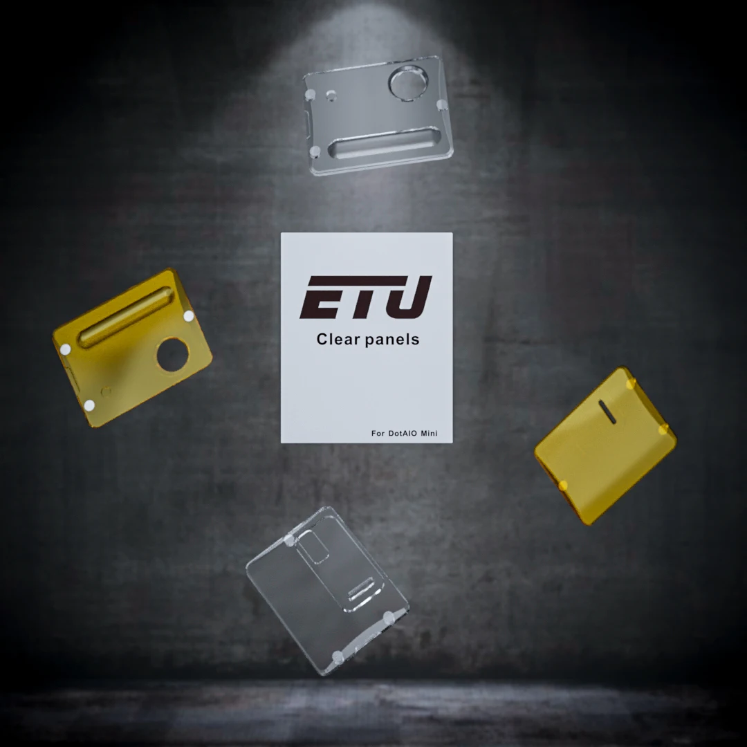 

Original ETU Outer Panel for DotAIO mini Pedley Replacement clear Panels dotaio screw for dotaio clear panels Pedley box
